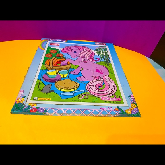 MY LITTLE PONY G2 VINTAGE 1997 SWEET BERRY WOOD PUZZLE PLAYSZkOOL - Picture 10 of 16